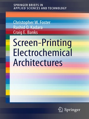 cover image of Screen-Printing Electrochemical Architectures